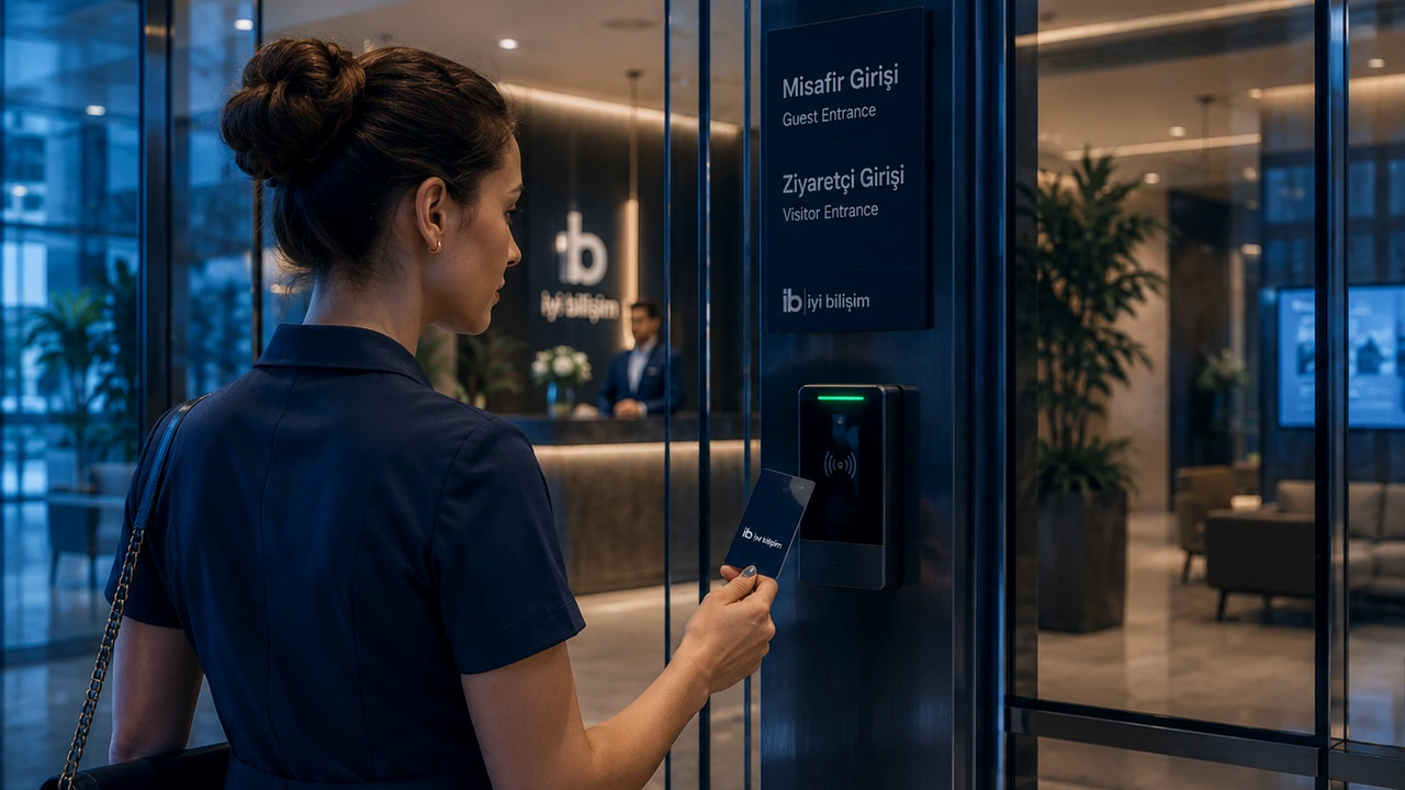 Alarm ve erişim güvenliği uygulama görseli