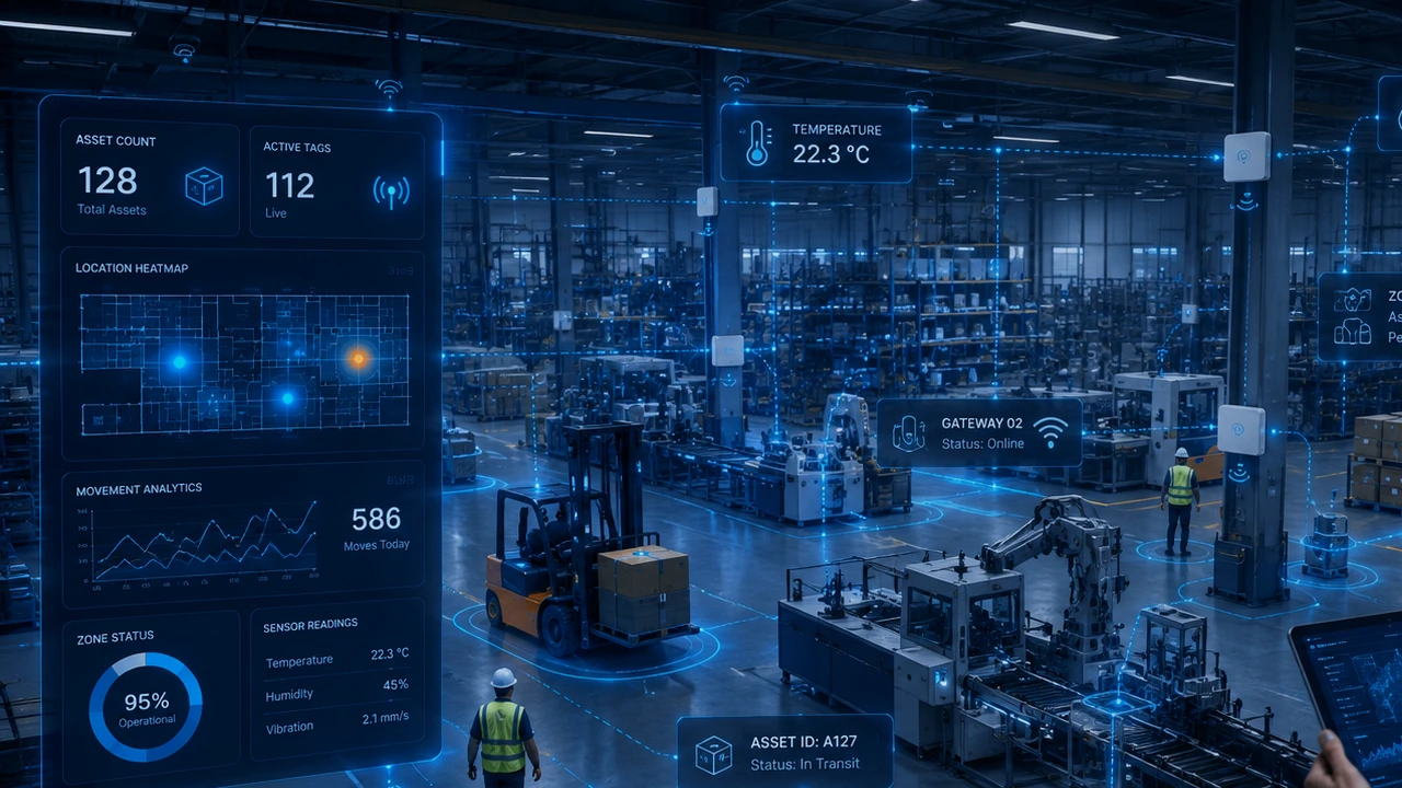 IoT sensör izleme uygulama görseli