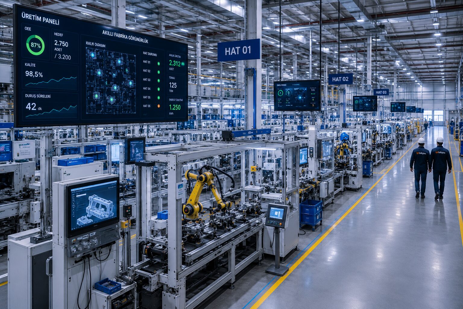 Fabrika ve üretim altyapıları